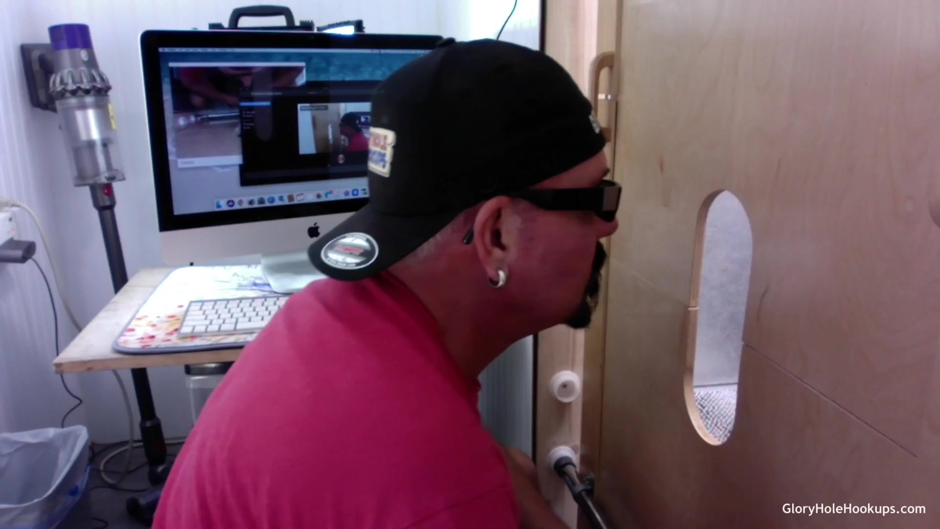 Milking Daddy at the Gloryhole