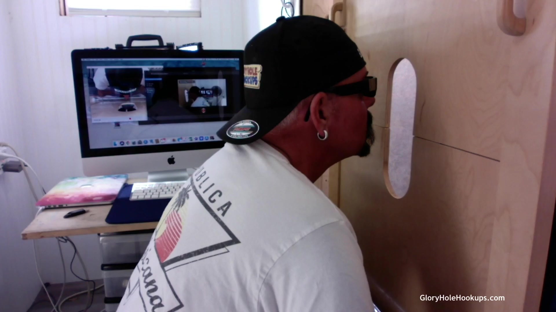 Giving Young Mechanic a Blowjob