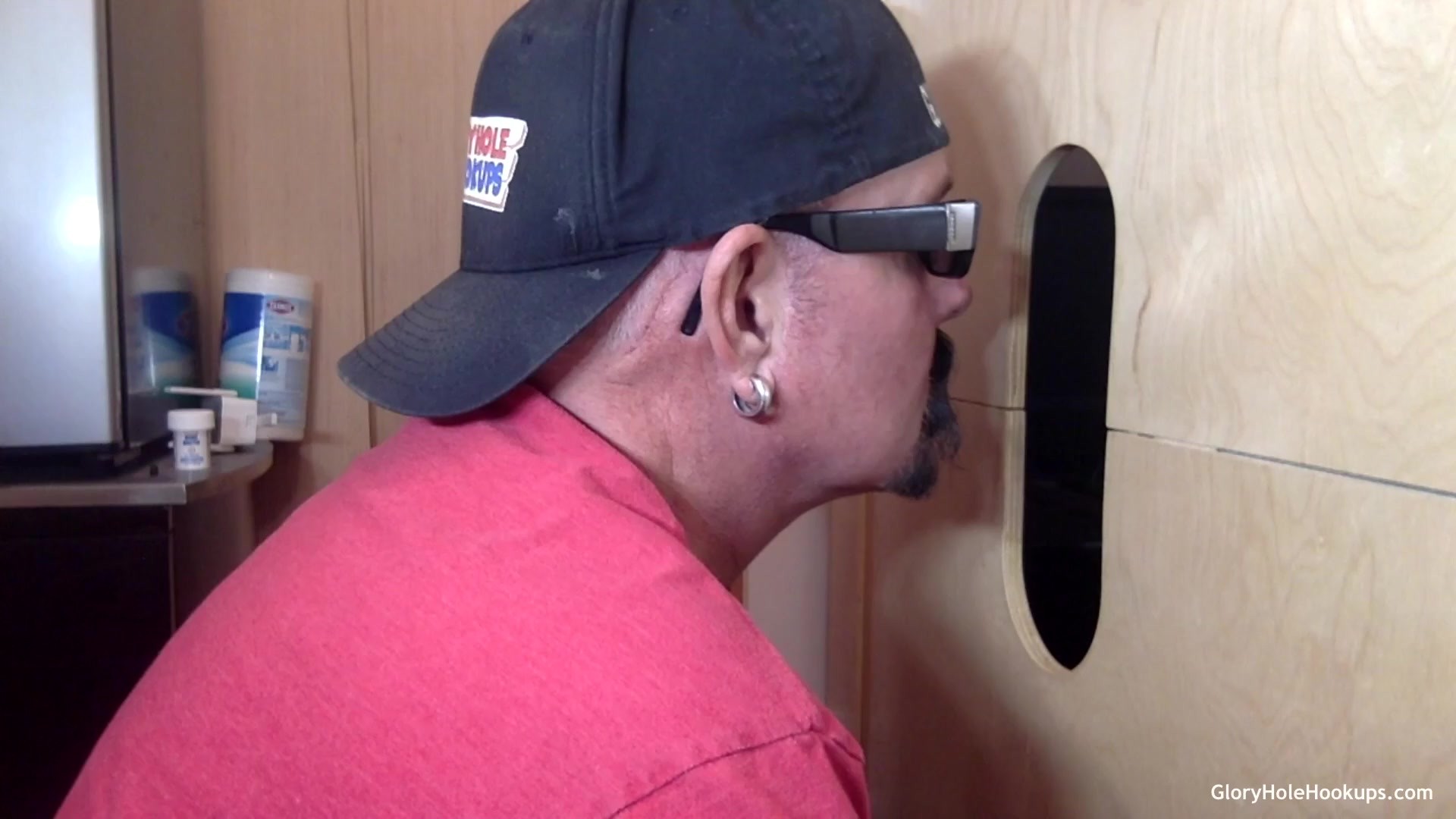 Shy Guy Gets Gloryhole Blow Job